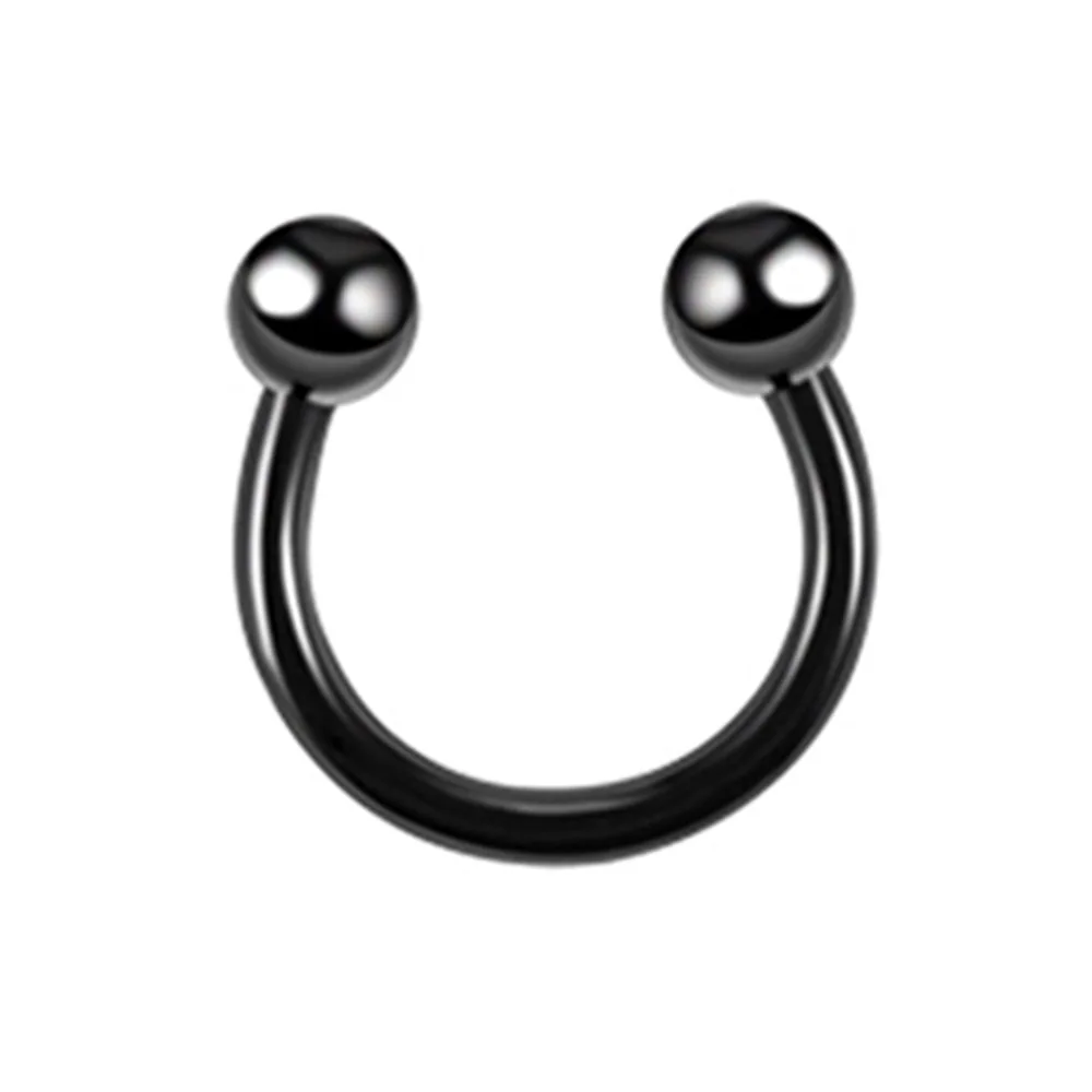 

2021 Trend Nose Ring Goth Style Piercing Body Jewelry 316 Medical Stainless Steel Color Piercing Earrings For Women Men Lip Ring