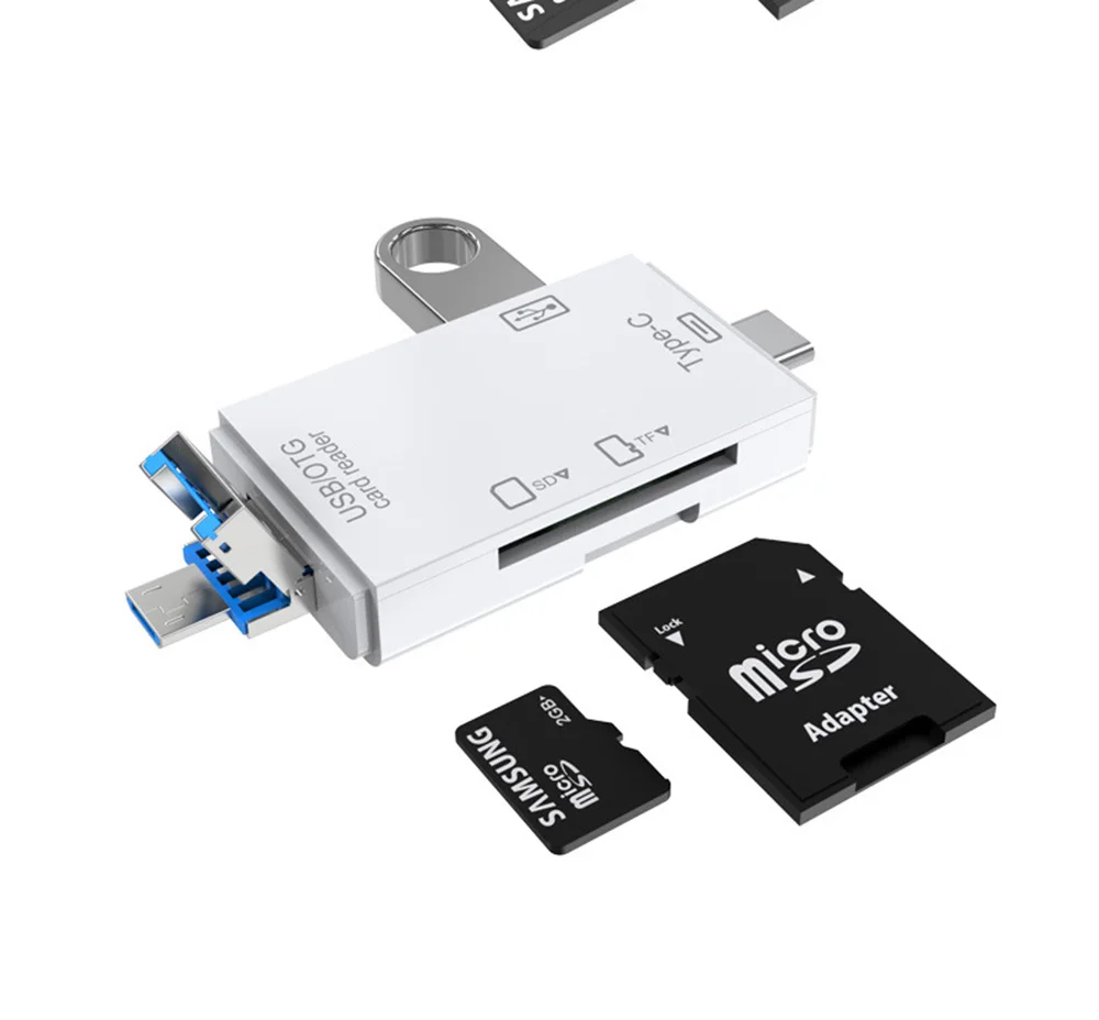 Устройство для чтения карт памяти USB 3 0 type c Android многофункциональный OTG2.0 SD/TF/U