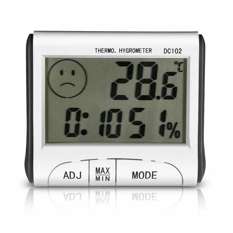 

Цифровой мини-термометр DC102, измеритель влажности комнатной температуры в помещении LCD гигрометр
