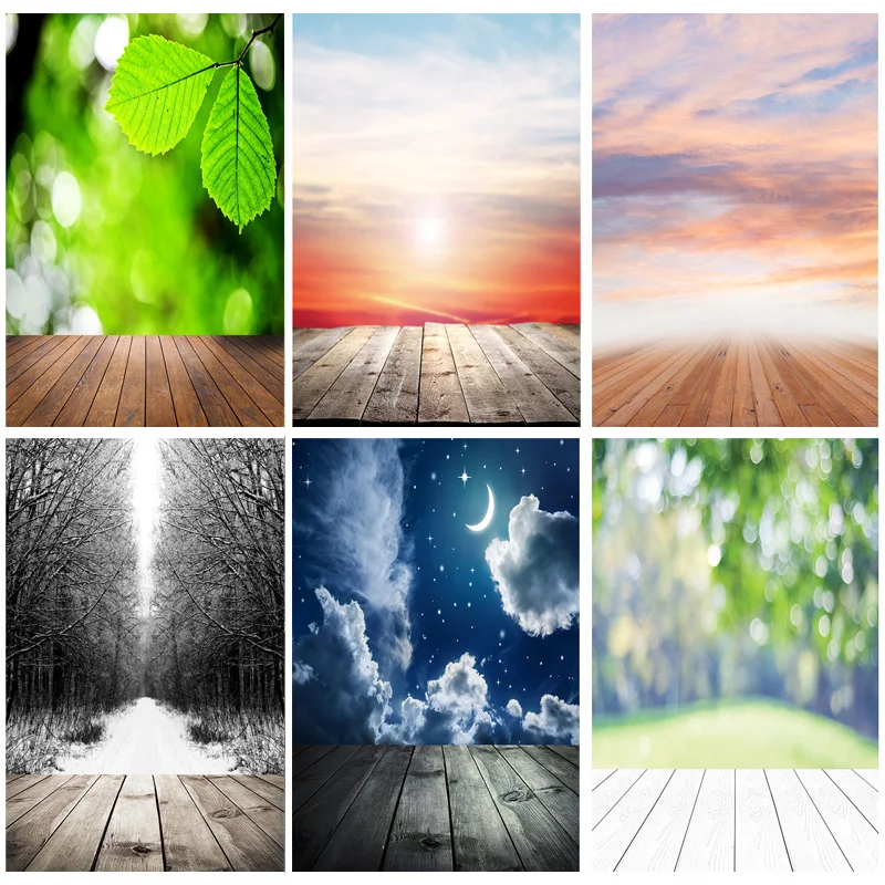 

Photorealistic Fabric Photography Backdrops Planks Landscape Flower Photo Studio Background Props 21918 DHT-04
