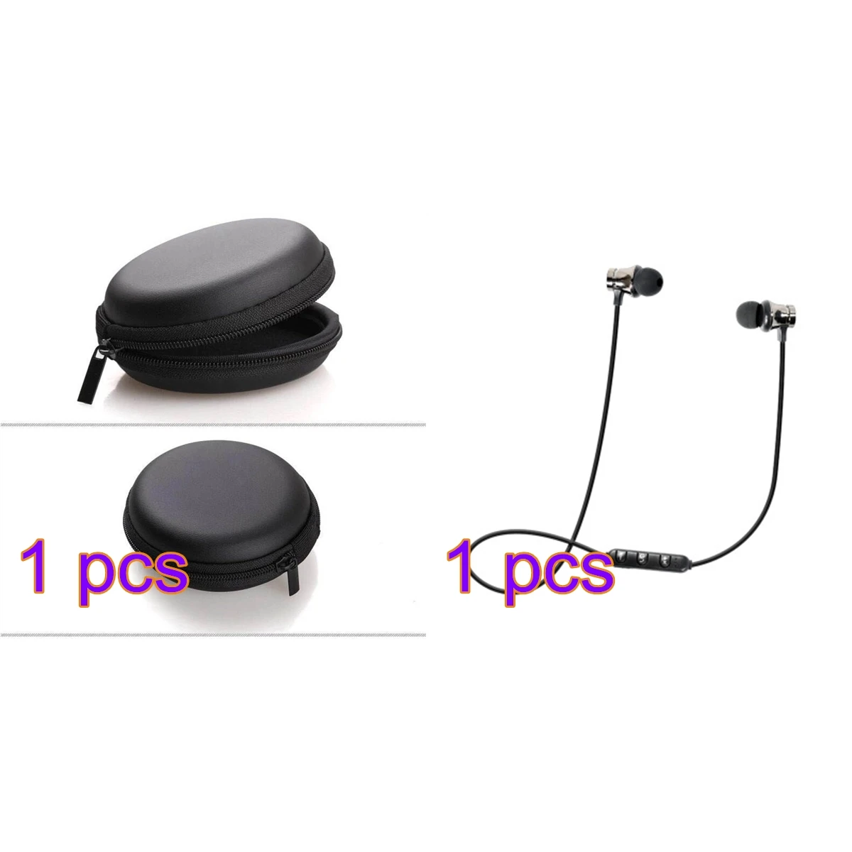 Silver with box Магнитные беспроводные Bluetooth наушники водонепроницаемые спортивные наушники беспроводные стерео наушники-вкладыши с микрофоном для IPhone Xiaomi - Цвет: Silver with box