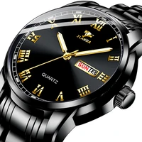 mens watches top brand luxury waterproof luminous date clock stainless steel strap casual quartz watch men sports wrist watch