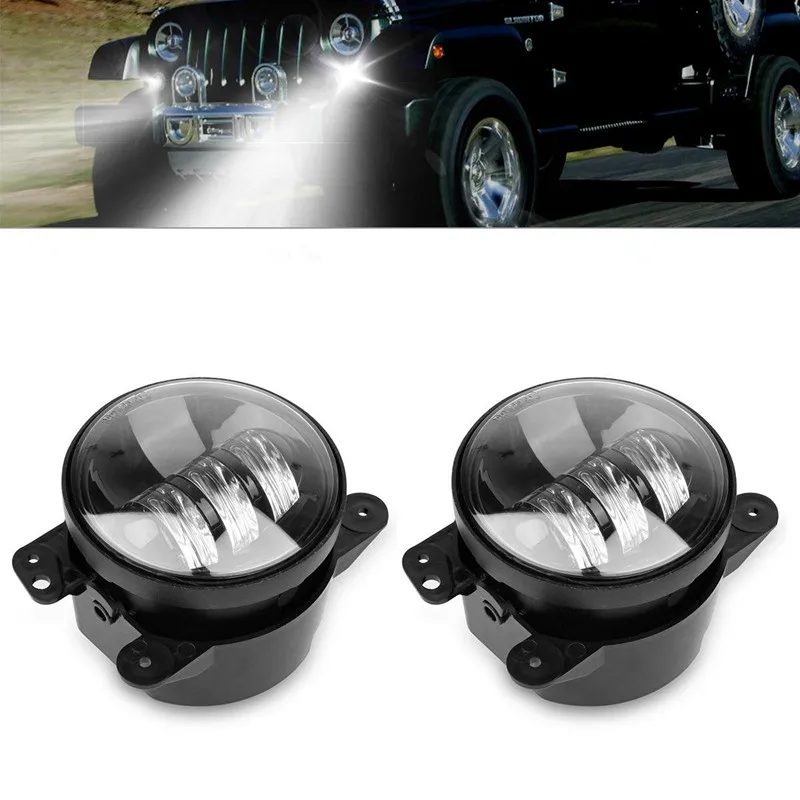 1 пара 4 &quotкруглый светодиодный фонарь светильник s головной 30 Вт переднего