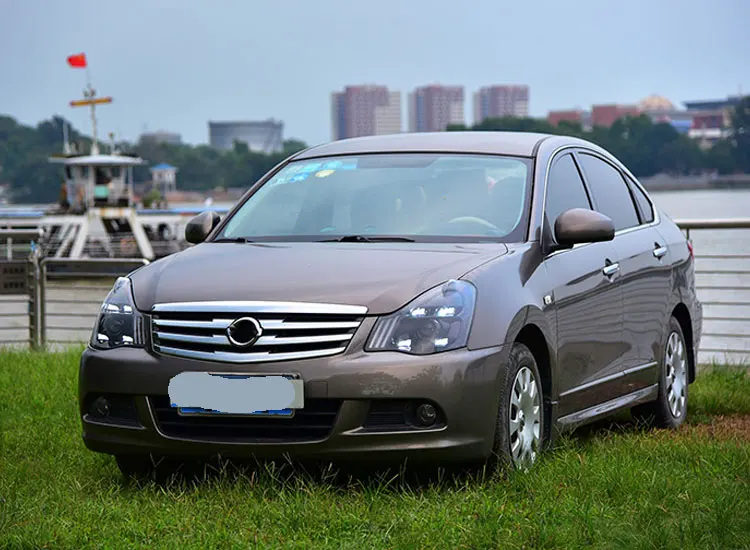2 шт. автомобильный стиль светодиодный фары для Nissan Sentra 08-19 для Sentra Головной фонарь светодиодный DRL Объектив двойной луч H7 HID Xenon bi xenon объектив