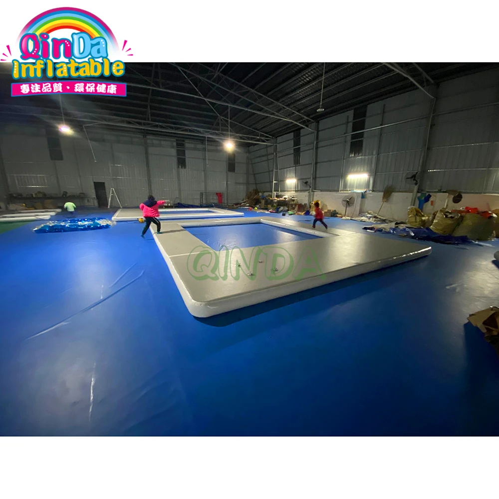 Гигантский Медузы защиты плавающий коврик надувной морской бассейн с сеткой для