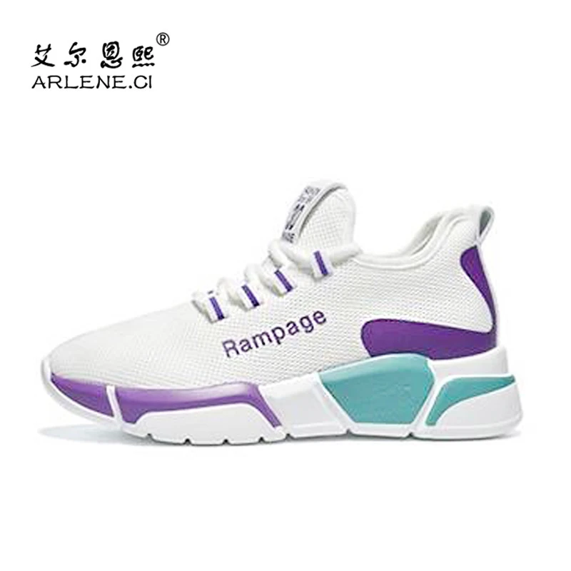 

All-match Women's Sneakers Soft Sole Female Vulcanized Shoes Chaussure Femmes Casual Air Mesh Slip On Ladies Walking Shoes Mujer