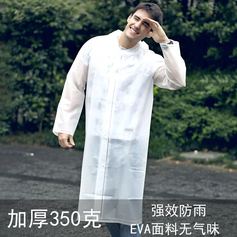 Пластиковый водонепроницаемый дождевик куртка прозрачный комбинезон пончо