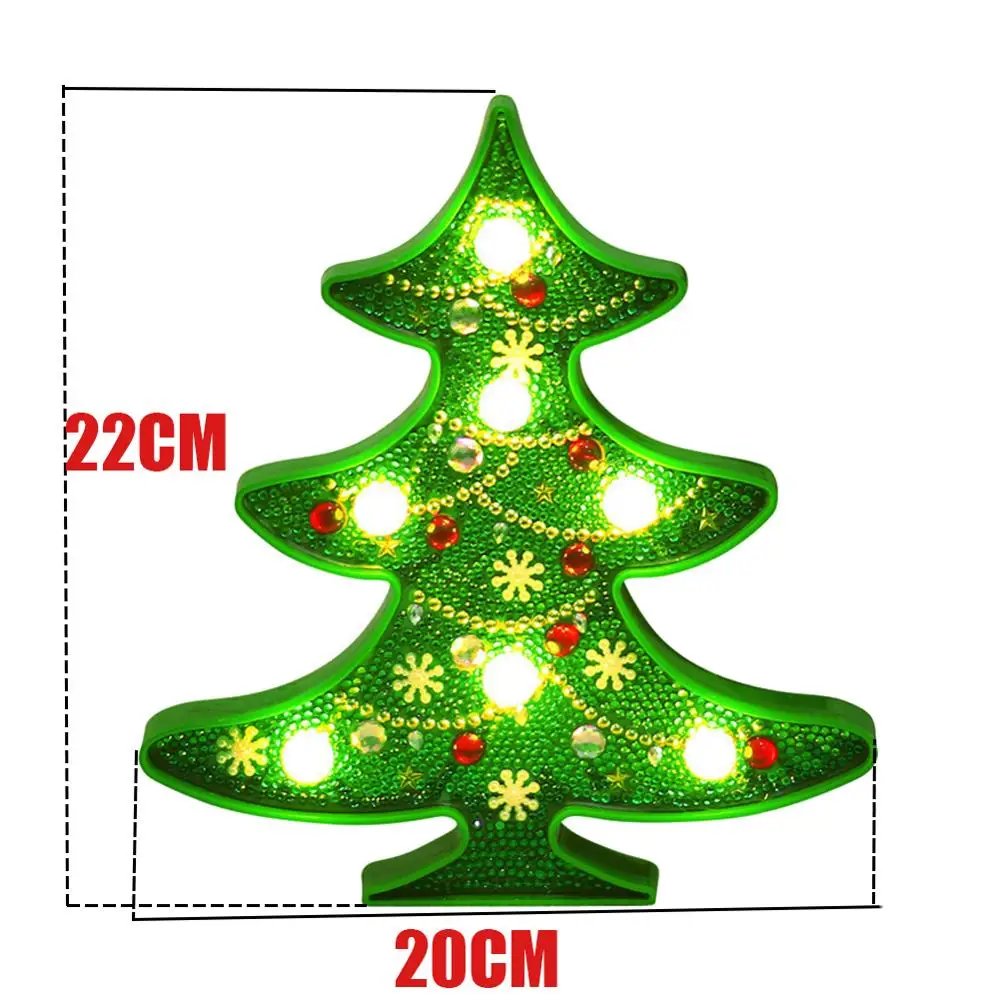 Новинка 2019 сделай сам светодиодный алмаз картина ночник Рождественская елка