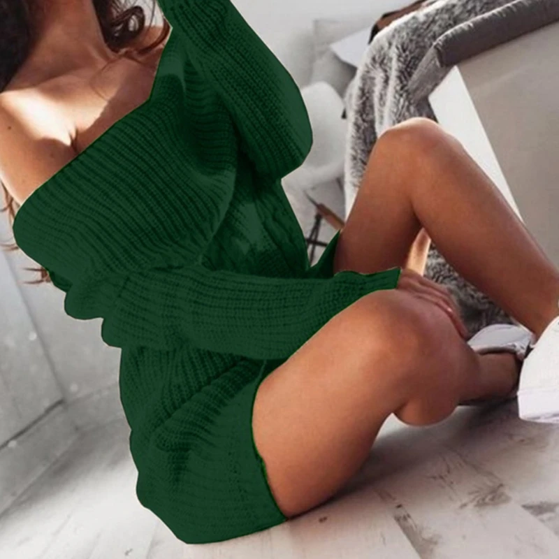 Женские осенне зимняя одежда с длинным рукавом сексуальное платье открытыми