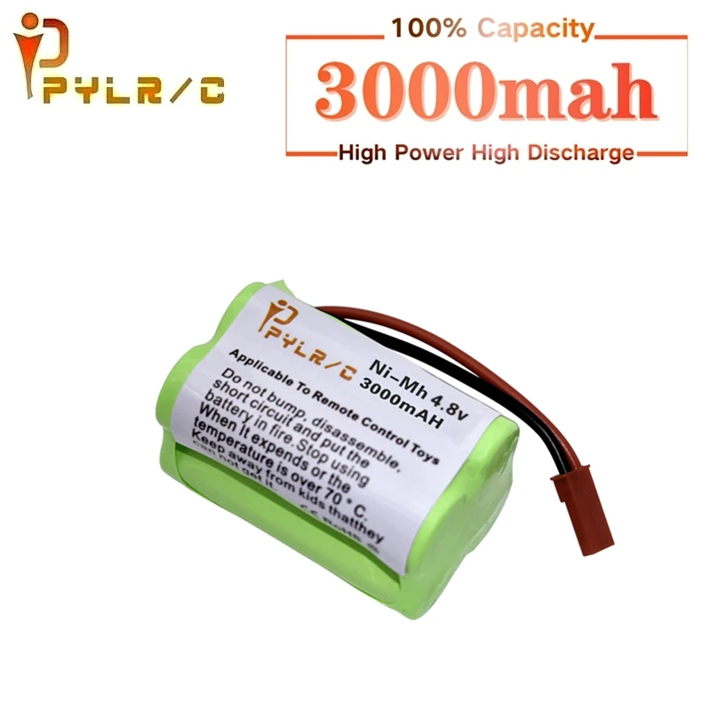 (JST Plug) 4 8 в 3000 мАч NIMH аккумулятор для радиоуправляемых игрушек автомобилей лодок
