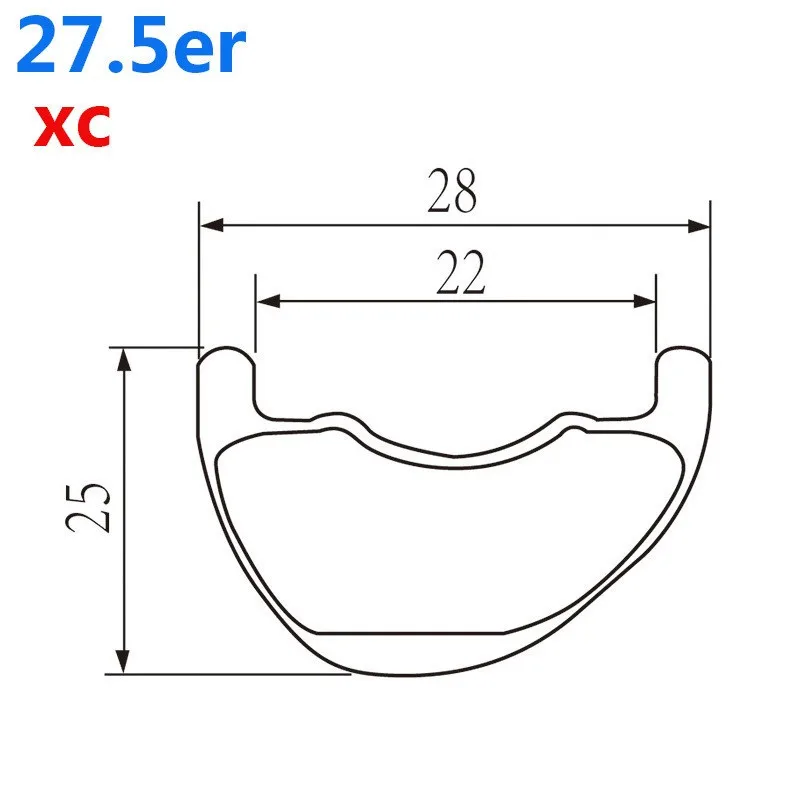 

275g Only 27.5er 650B Mountain bike Carbon Rim 24H 28H 32H 36H For XC Cross Country MTB Wheel 3k 6k 12k Ud Matte Glossy