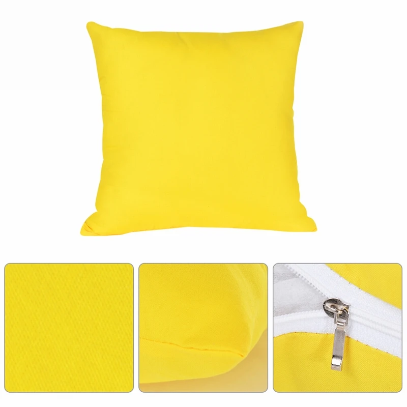 1 шт. яркие одноцветные наволочки декоративная наволочка чехол подушки сиденья