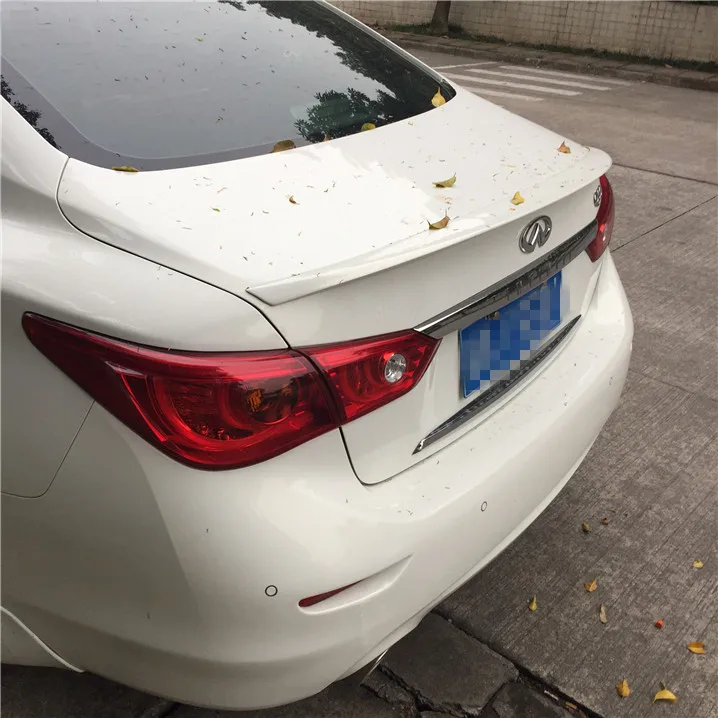 Спойлер для Infiniti Q50 высококачественный АБС-пластик праймер на заднее крыло