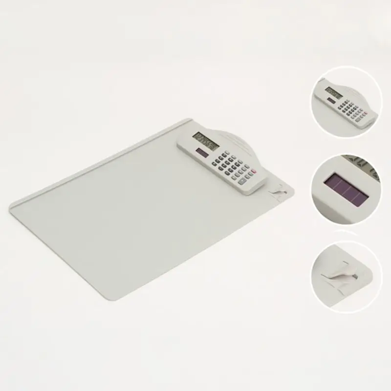 

Plastic A4 Clipboard with Calculator Writing Pad File Folders Document Holder