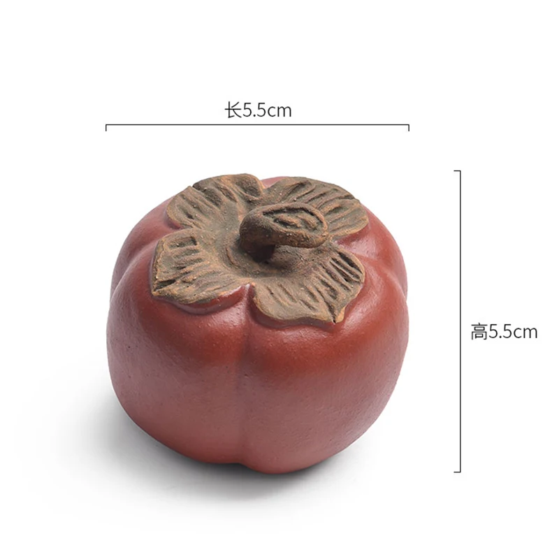 

Persimmon tea pets can raise handicrafts and everything is good. Wan persimmons want to make persimmons into a tea table, tea tr