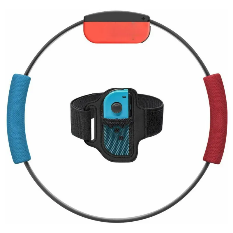 Adjustable Elastic Leg Fixing Strap Fitness Band Non-Slip Ring-Con Grips Hand pad For Nintend Switch Joy-con Ring Fit Adventure |