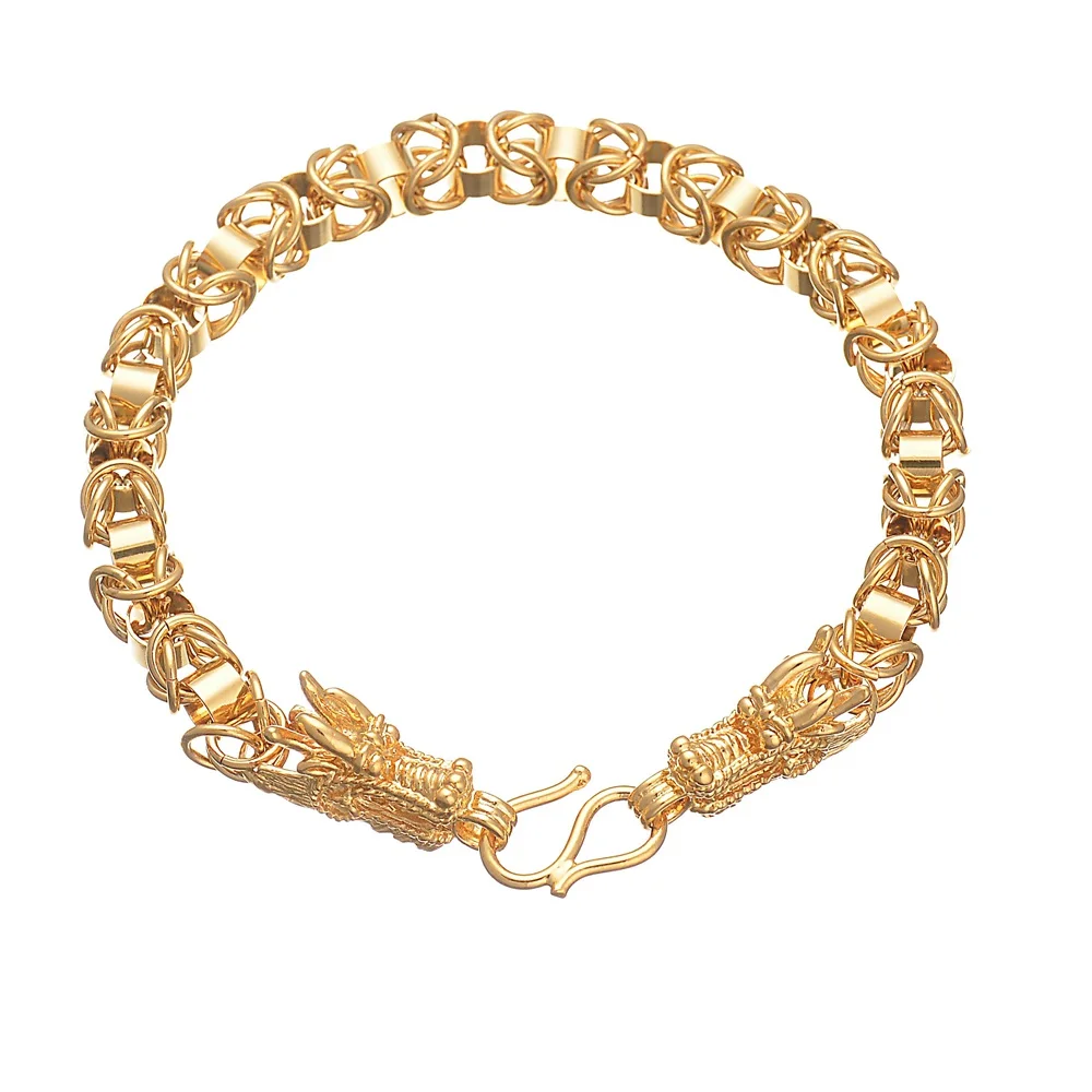 Мужской браслет из нержавеющей стали мужской оптовая продажа с головой дракона