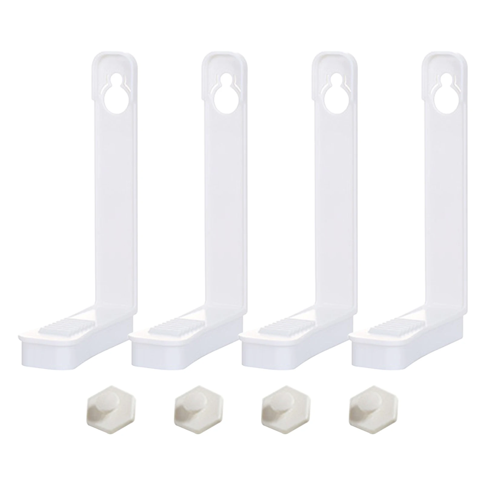 

4pcs Bedroom Portable Practical Home Decor Bed Sheet Holder Durable Angle Fixed Buckle Fasteners Anti Slip For Quilt Cover ABS