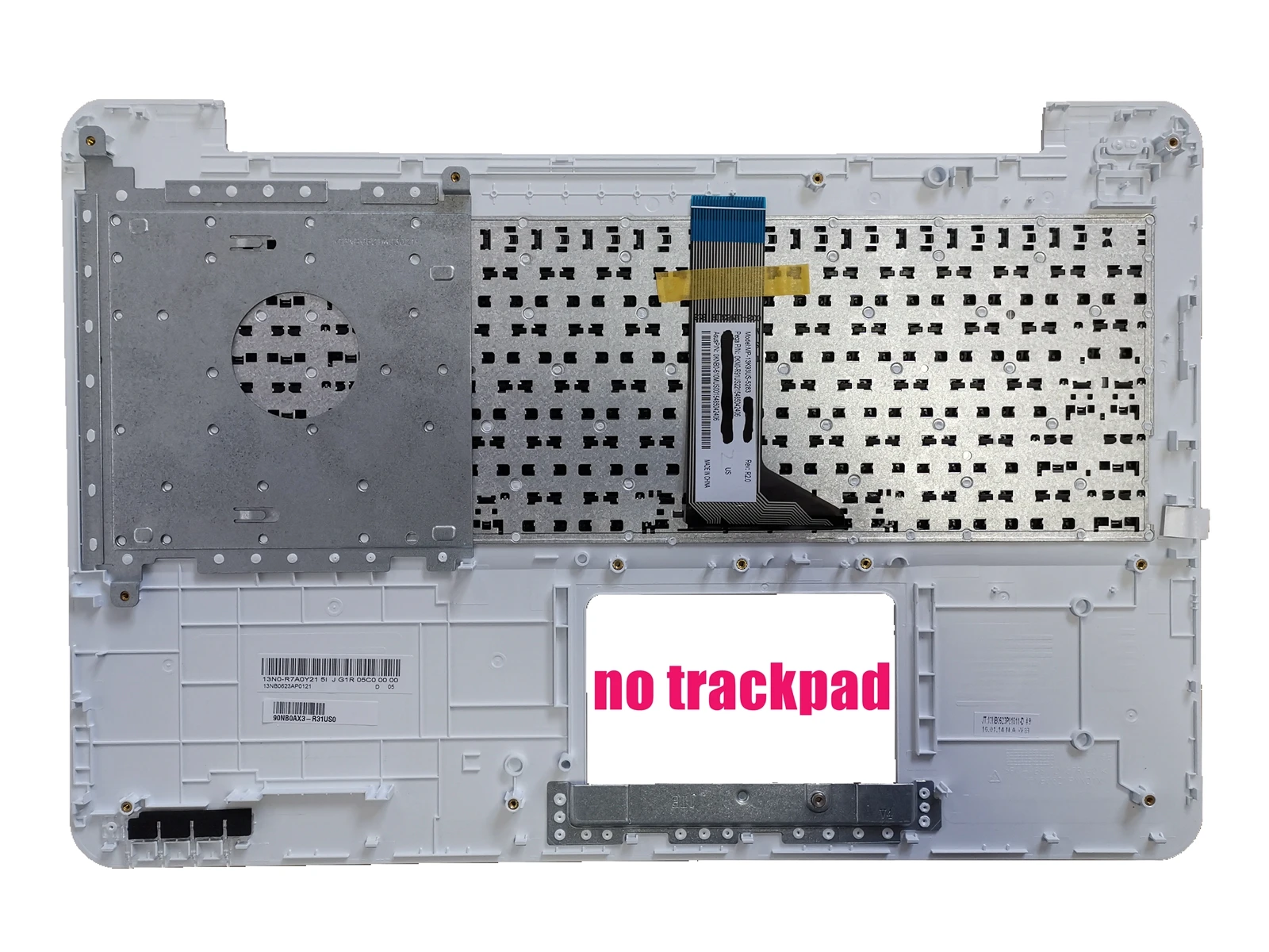 Белая Подставка для рук Asus F554L/F554LA/F554LB/F554LD/F554LF/F554LJ/F554U/F554UA/F554UB/F554UF - купить по