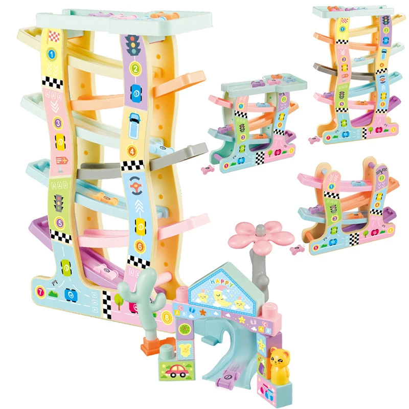 Новые Волшебные гоночные игрушечные модели автомобилей для детей Ramp Racer Railway Track с