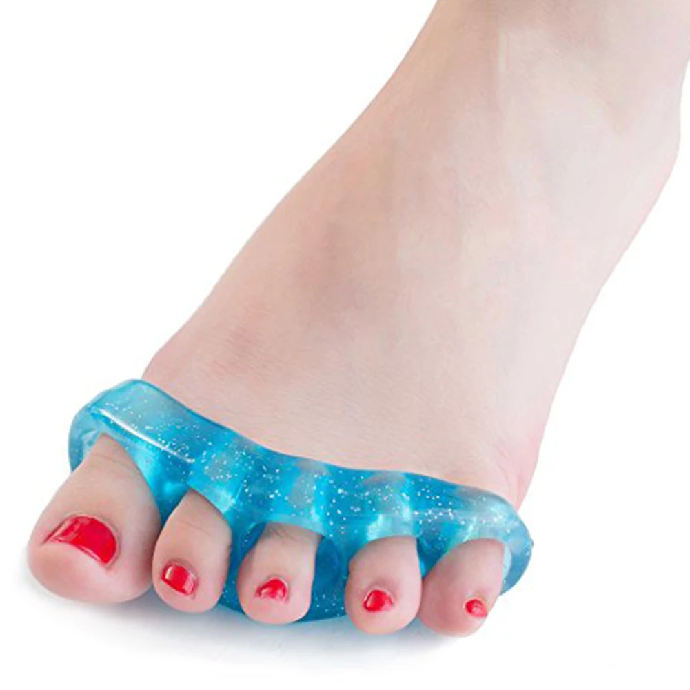 

2Pairs Toe Separators And Toe Straightener Original SeparatorToe Separators Silicone Gel Bunion Toe Corrector Orthotics