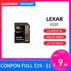 Sd-карта Lexar 633X U3, 32-128 ГБ, класс 10