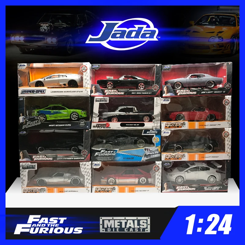 Fast And Furious High Simulation Metal Alloy Toy Model Cars Toy For Children Birthday Gifts Collection
