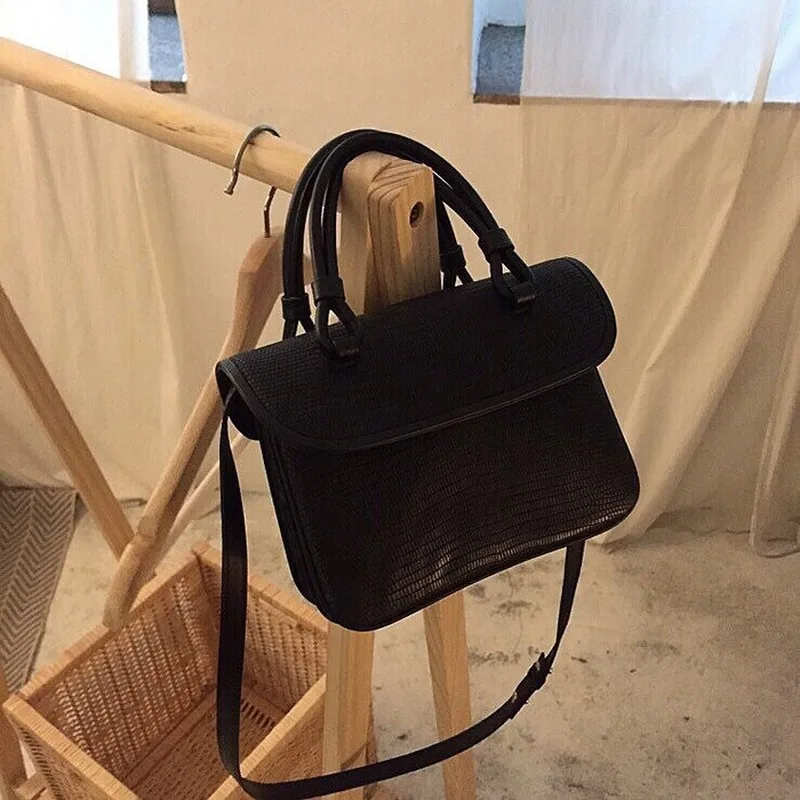 

2020 Vintage Texture Multi-layer Design Handbags Temperamant Flip Single Shoulder Messenger Small Square Bag