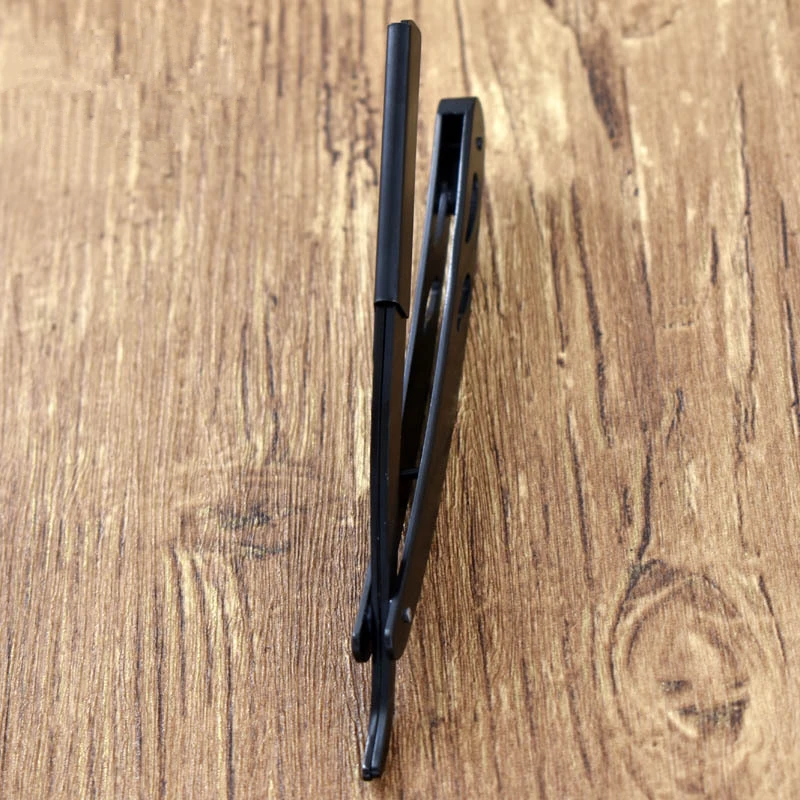 Инструменты для бритья мужчин складной нож Античный Черный из нержавеющей стали