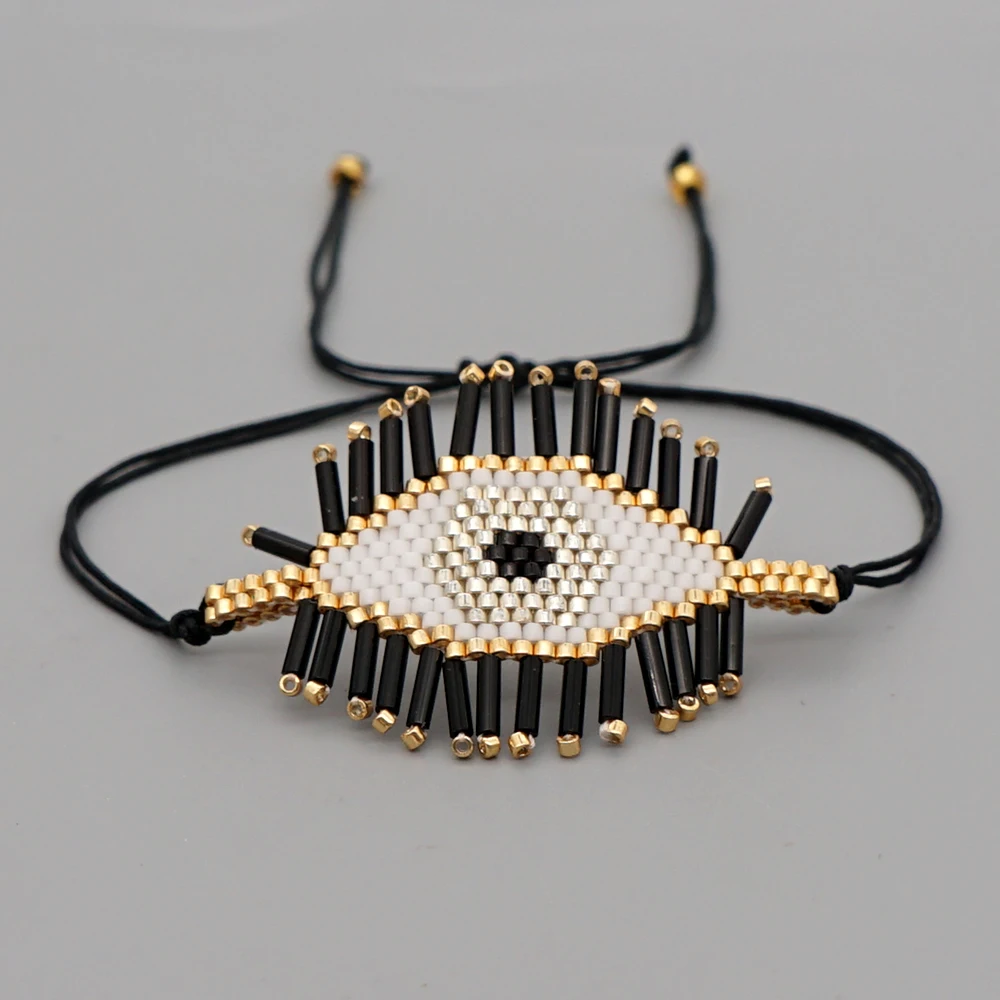 Go2boho Турецкий Дурной глаз браслеты греческий браслет для женщин Miyuki бусы Pulseras Ojo