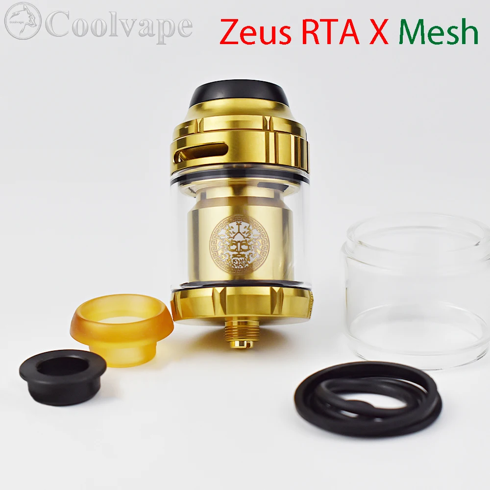 Zeus RTA Atomizer rta x style deck mesh 3.5ml/4.5ml 316ss 25mm tank vape atomizer | Электроника