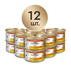 Влажный корм для кошек Gourmet Голд Нежная начинка, с курицей, банка, 85 г, 12 штук