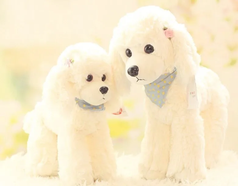 

toy plush poodle cute teddy dog plush toy dog for birthday gifts toy plush dog for party