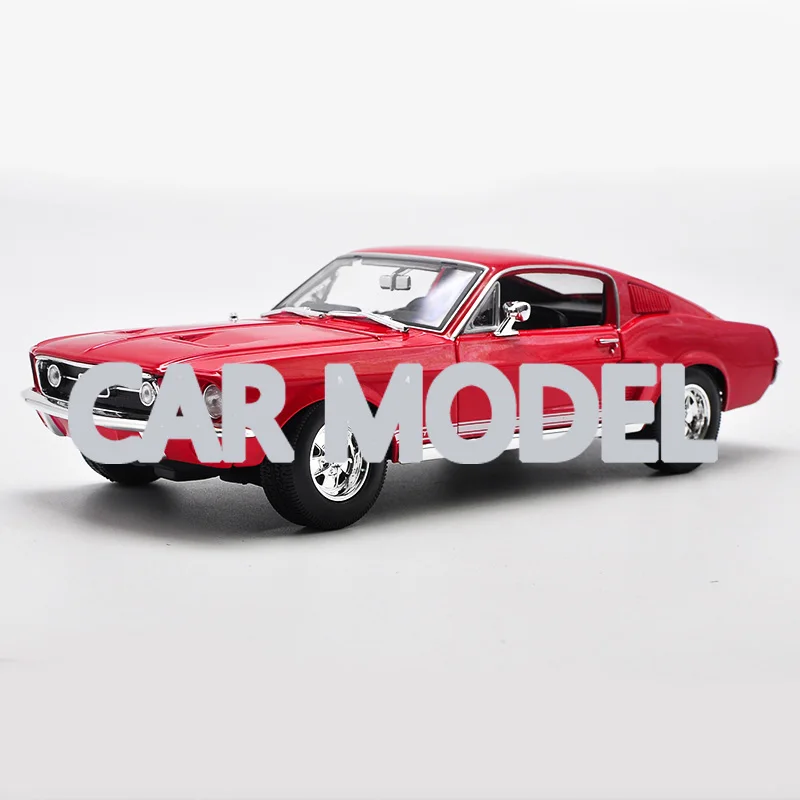 Масштаб 1:18 игрушечные автомобили из сплава 1967 fute Mustang GTA Fastback модель автомобиля