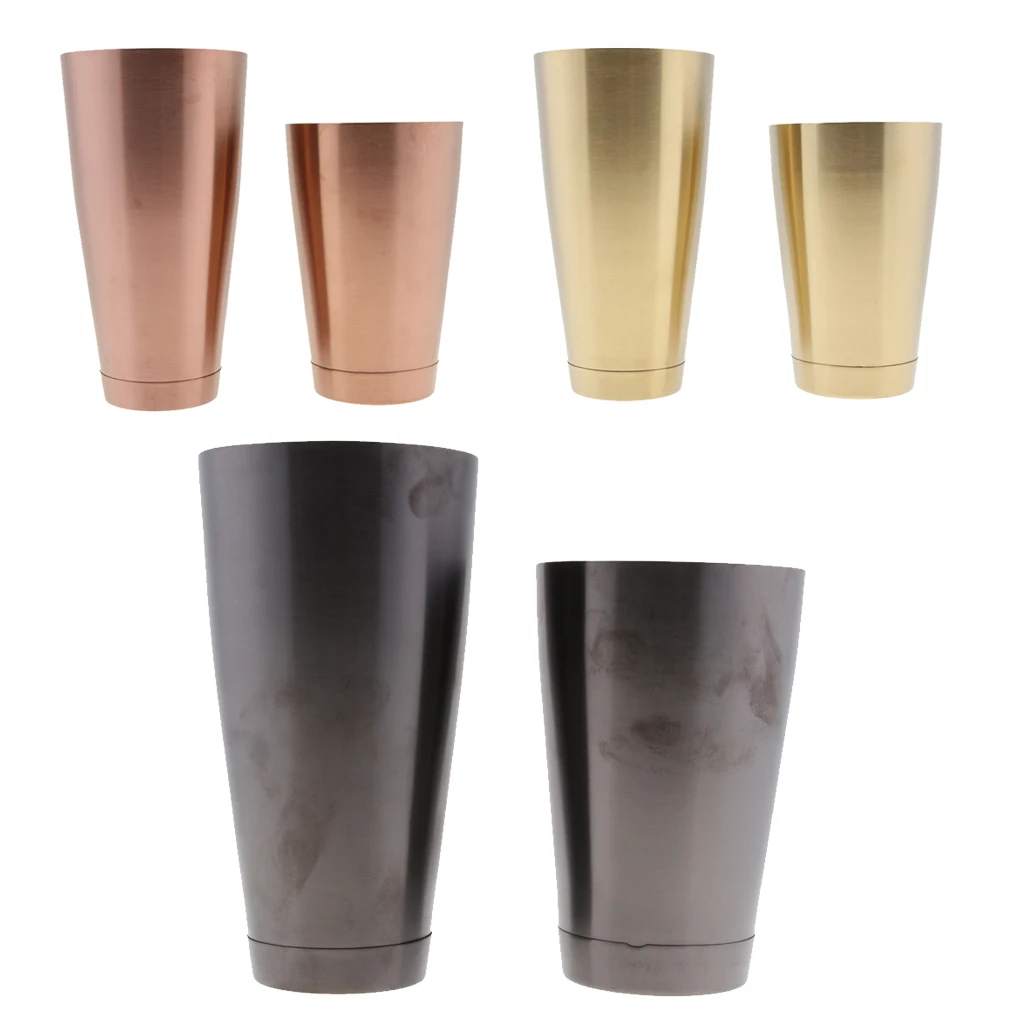 

Boston Shaker Two-piece Stainless Steel Cocktail Shaker Hawthorne Strainer