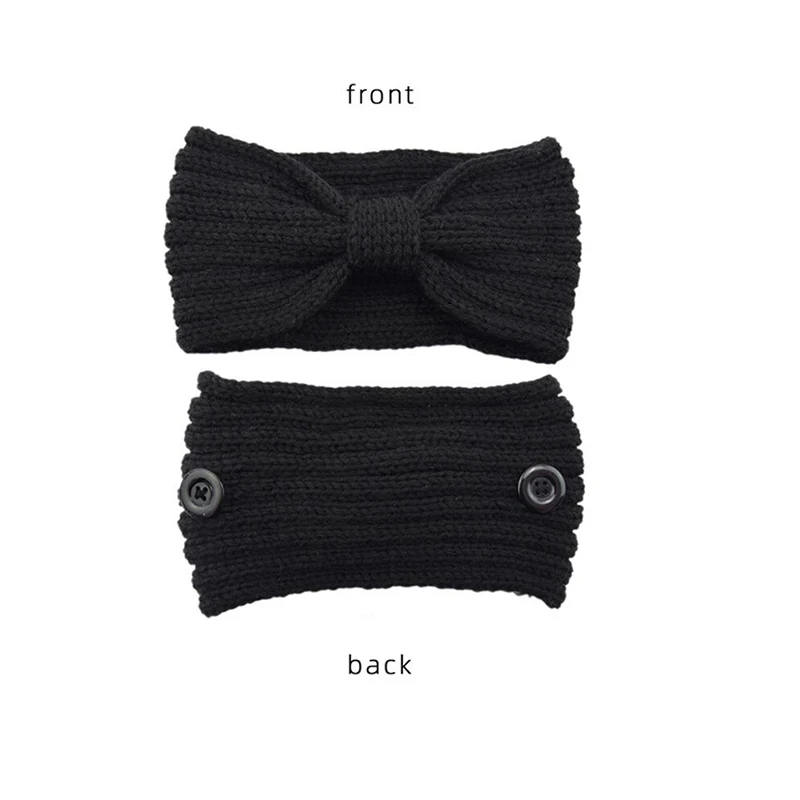 

2021 Knitted Cross Headband For Women New Winter Hairbands For Women Girls Hair Accessories Knot Elastic Hairbands Headwear Hot