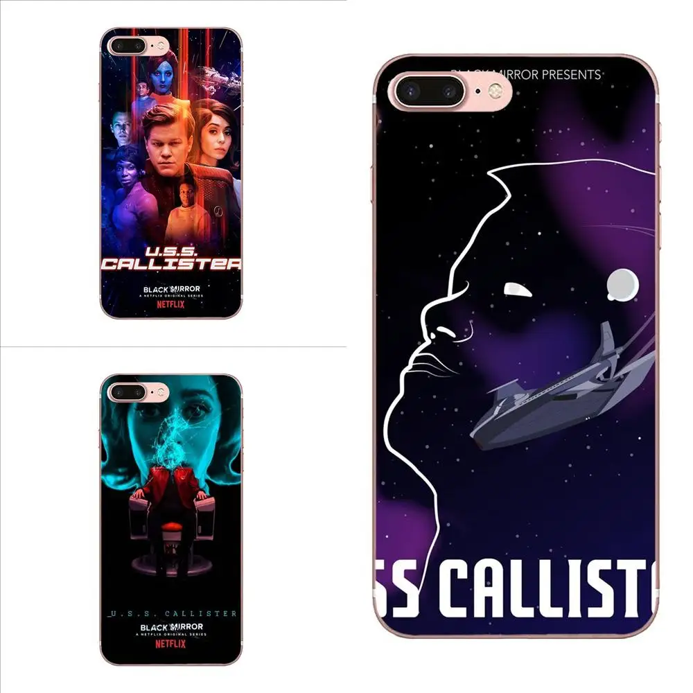Uss Callister черный зеркальный Мягкий ТПУ горячая Распродажа для Huawei Mate 9 10 20 P P8 P9 P10 P20