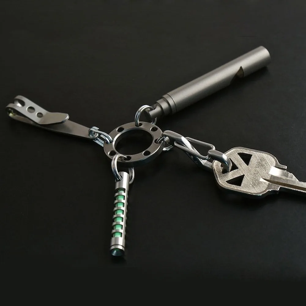 1 набор кольца для ключей повседневного использования | Спорт и развлечения