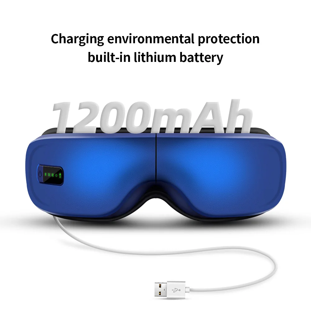 Перезаряжаемые глаз терапия массажер Электрический работы при прослушивании