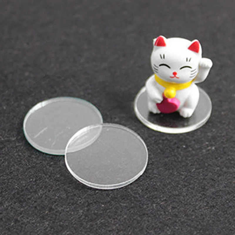 

10Pcs 25/35/45mm Round Bases For Miniature Fingures Anime Doll Display Holder