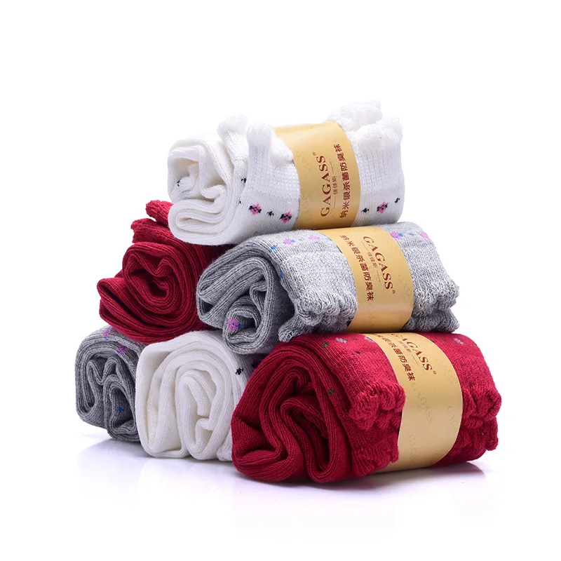 

1Box=6 Pairs Deodorant Women Short Socks Silver Ion Sock Pure Color Calcetine Sock Spring Winter Combed Cotton Socks Girls Meias