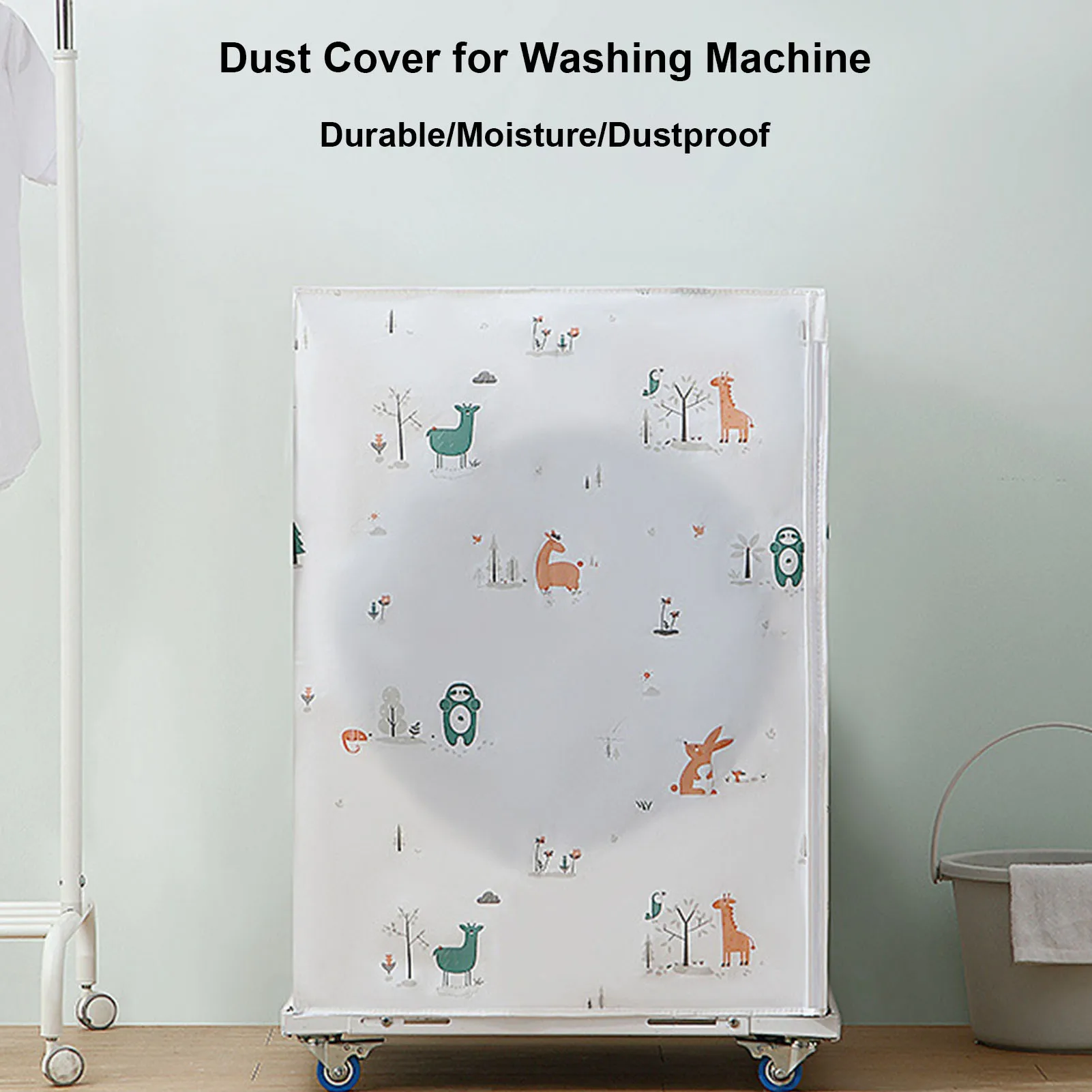 

PEVA Dust Proof Cover For Washing Machine Drum Washing Machine Cover Washing Machine Protective Waterproof Case Dust Jacket