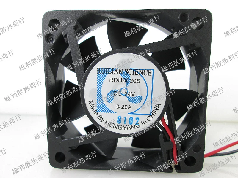 

Новый RDH6020S 24V 0.20A 6 см 6020 2 провода видео-телефон двери защиты электродвигателя Вентилятор охлаждения