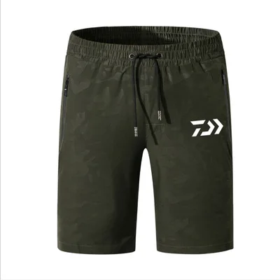 

DAIWA 2020 New Arrival Men Fishing Shorts Quick Dry Camouflage Fishing Clothing Outdoor Sports Men Pants Hiking Fishing Trousers