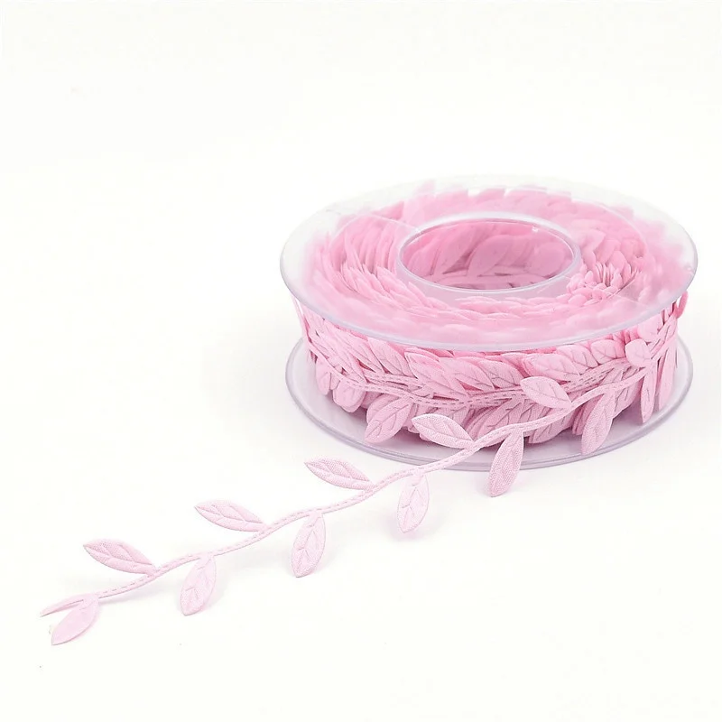 Guirnalda de enredaderas, diadema de flores de moda, cinta de hoja de sat&eacute;n nupcial, adorno de Navidad-4