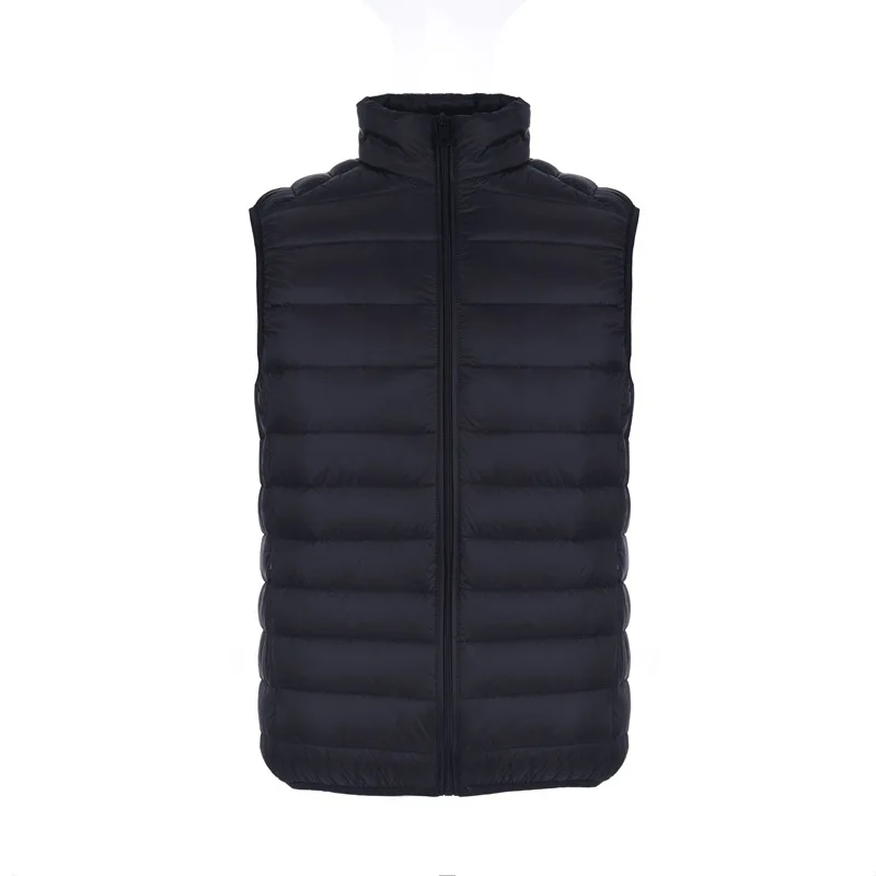 Новинка Мужская зимняя теплая куртка без рукавов весна осень теплый мужской