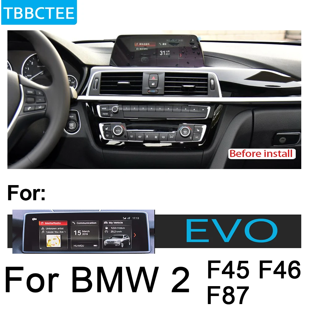 Для BMW 2 серии F45 F46 F87 2018 2019 стандартное радио GPS Android навигация AUX Стерео