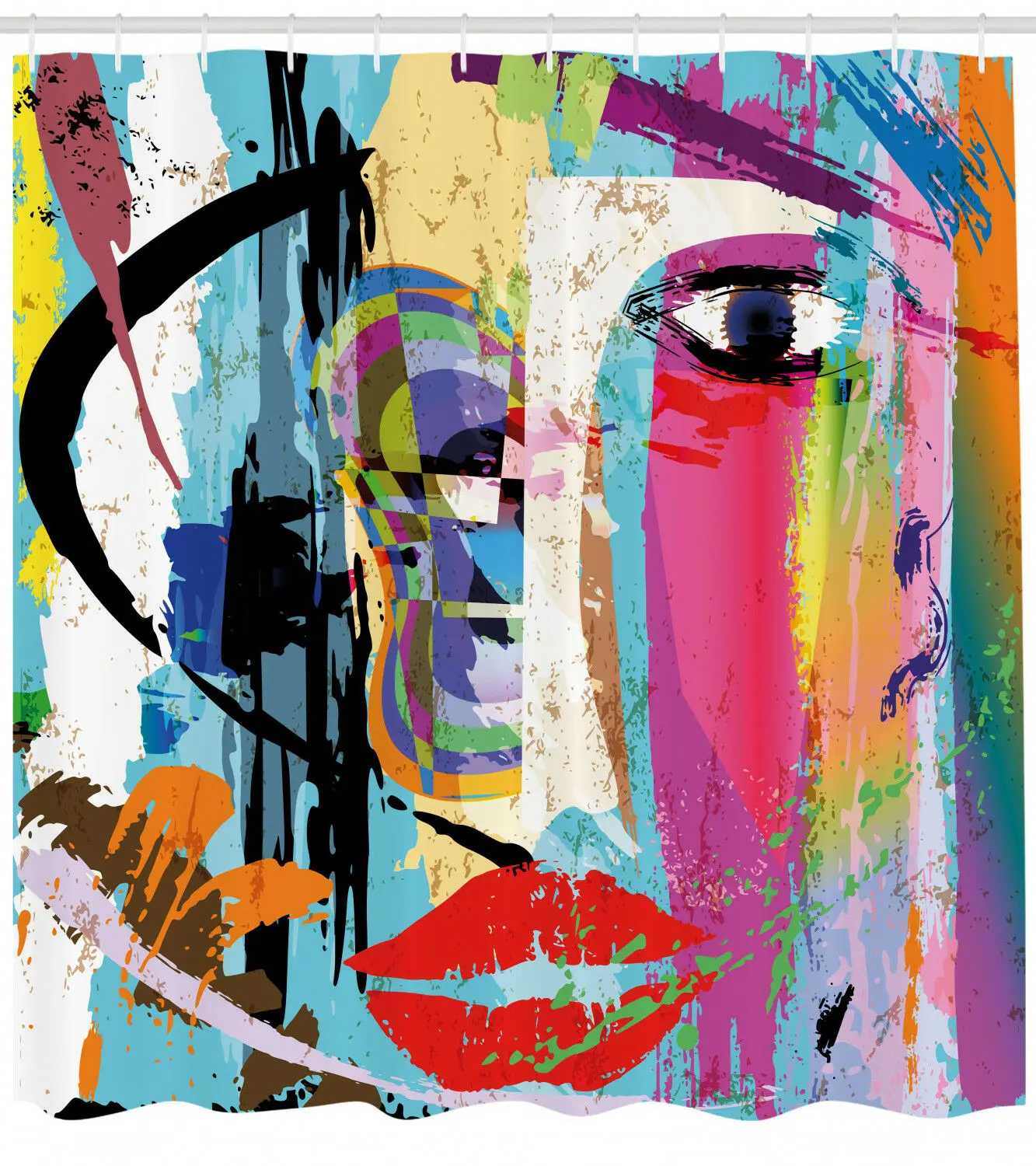 Художественная занавеска для душа с рисунком брызг ванной комнаты | Дом и сад