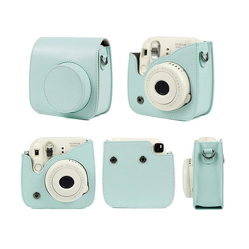 Кожаный чехол на плечо для камеры Fujifilm Instax Mini 9 mini 8 +|Плёночные и моментальные