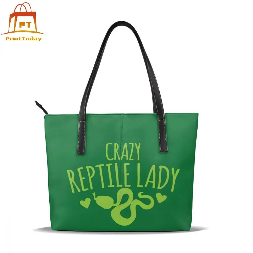 Pythons сумка топ ручные сумки для женщин подростков кожаная тоут с принтом